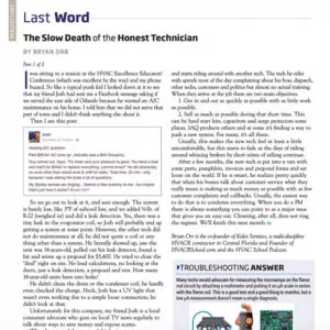 Screenshot of Bryan Orr's article in RSES Journal