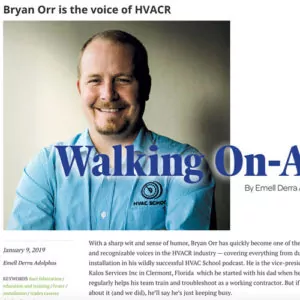 Screenshot of Bryan Orr's article in SnipsMag